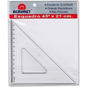 ESQUADRO 45º 21CM REF.532 ACRIMET