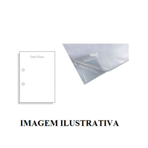 ENVELOPE PLÁSTICO OFÍCIO EXTRA GROSSO 02 FUROS COM 300 ACP