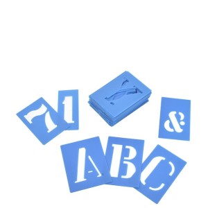 LETRAS E NÚMERO 45MM MOLDE VAZADO ARTPLAS