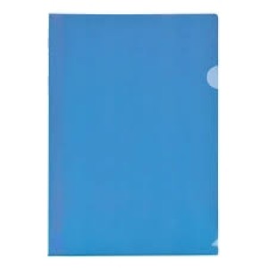 PASTA EM L AZUL A4  COM 10 UNIDADES ACP