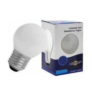 LÂMPADA PARA GELADEIRA E FOGÃO 40W/127V BRASFORT
