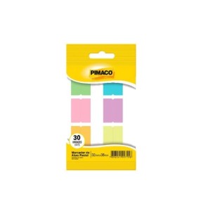 MARCADOR DE ABA CORES PASTEIS COM 30 PIMACO