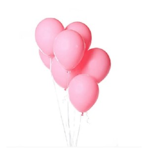 BEXIGA ROSA Nº9 COM 50 UNIDADES HAPPY DAY