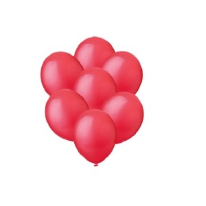 BALÃO N° 09 VERMELHO COM 50 UNIDADES HAPPY DAY