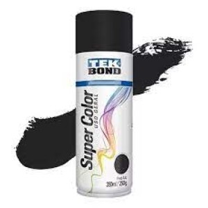 TINTA SPRAY PRETO FOSCO 350ML TEKBOND