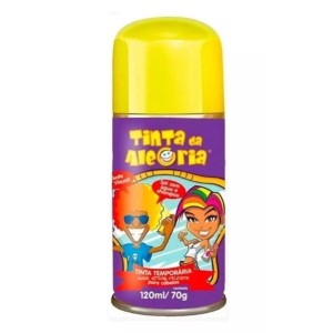 TINTA SPRAY PARA CABELOS 120ML AMARELO