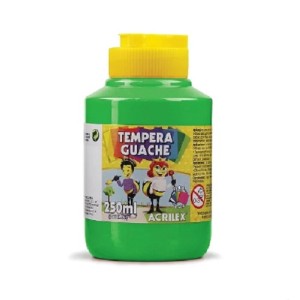 TINTA GUACHE VERDE FOLHA 510 DE 250ML ACRILEX