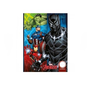 CADERNO 40FLS CALIGRAFIA COLEGIAL CAPA DURA BROCHURA AVENGERS TILIBRA