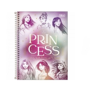 CADERNO UNIVERSITÁRIO PRINCESAS 1 MATÉRIA TILIBRA