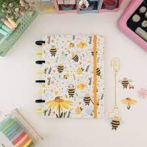 CADERNO 1/4 DE DISCOS BUSY BEES BUENDIA