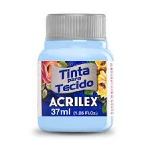 TINTA TECIDO FOSCA 37ML 811 AZUL BEBÊ ACRILEX