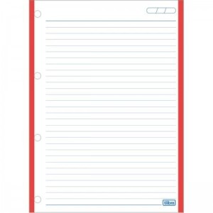 BLOCO PARA FICHÁRIO UNIVERSITÁRIO 96FLS 56G COLORIDO TILIBRA