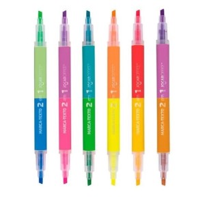 MARCA TEXTO BICOLOR LEO&LEO