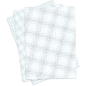 PAPEL ALMAÇO QUADRICULADO 0,5CM 320FLS SIDGRAPH