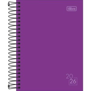 AGENDA 11x15,4CM SPICE FEMININA CORES 2026 TILIBRA