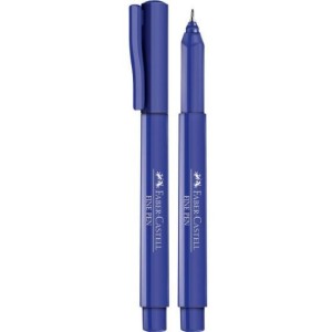 CANETA HIDROGRÁFICA FINE PEN AZUL FABER CASTELL