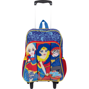 MOCHILA COM CARRINHO SUPER HERO GIRLS 18M 65105 SESTINI