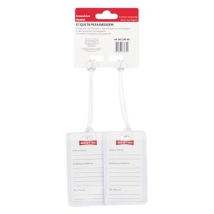 ETIQUETA BAGAGEM REF.81100 ANIMAL PRINT C/2 ETIQUETAS SESTINI